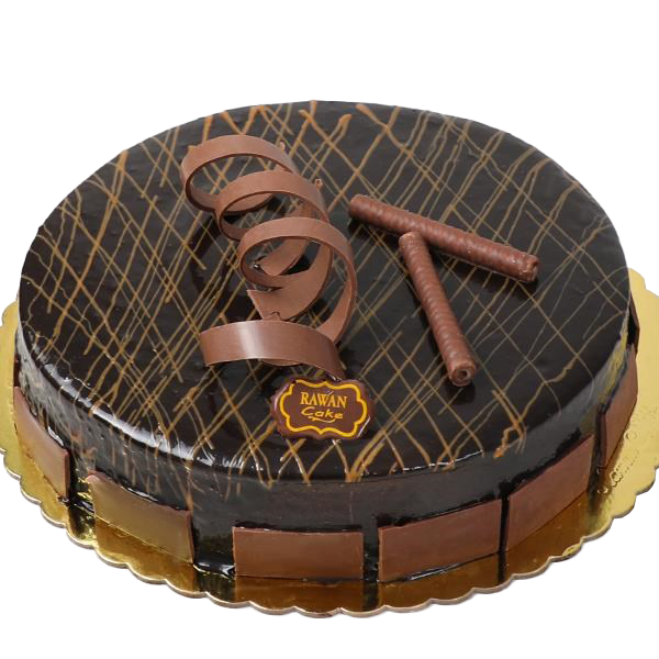 MILK CHOCOLATE AND CARAMEL ICE CREAM CAKE