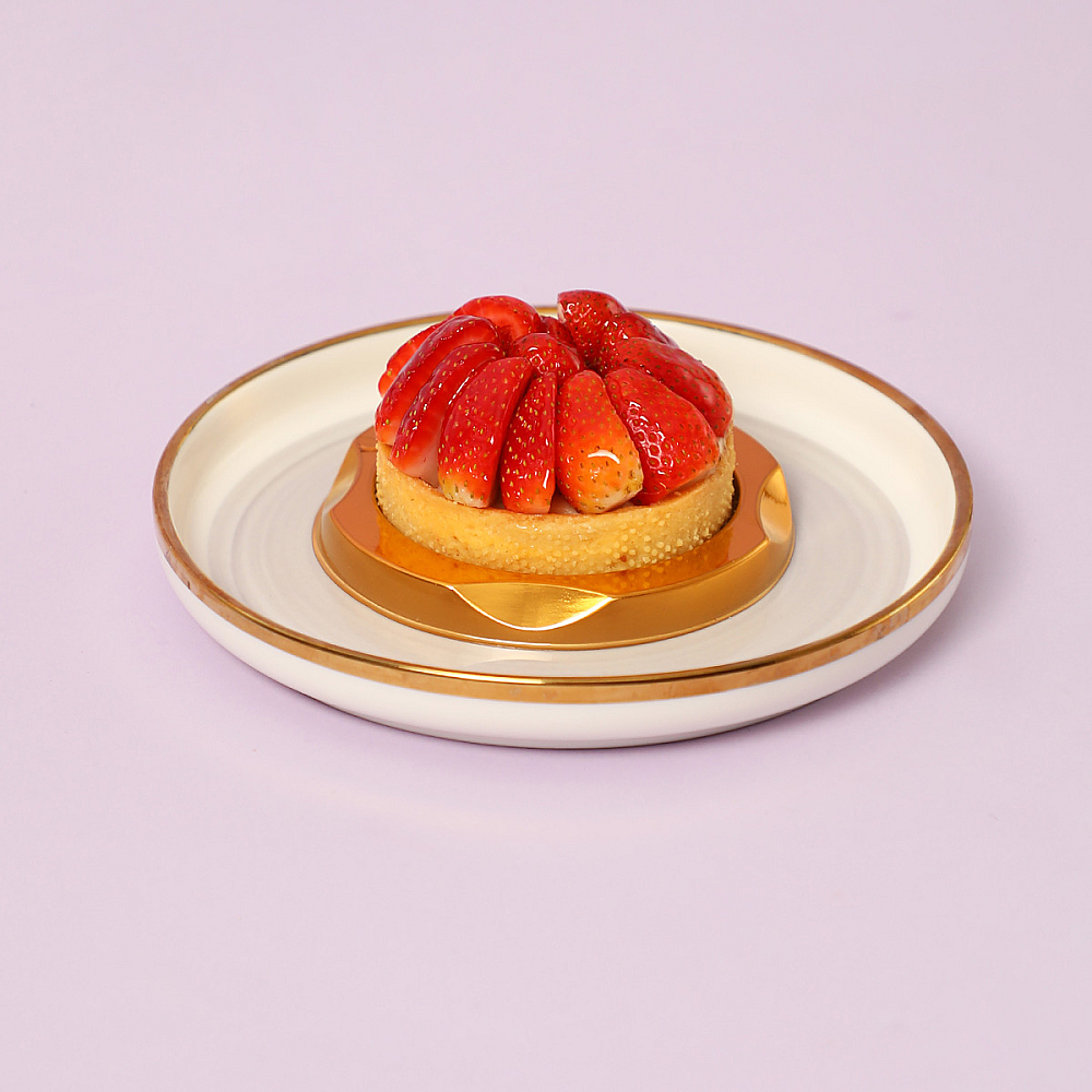 Strawberry Tart Pieces
