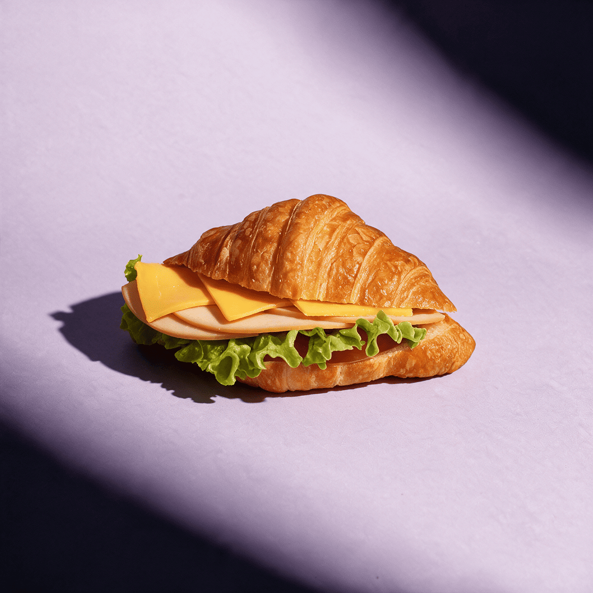 Croissant CheaddarAnd  Turkey