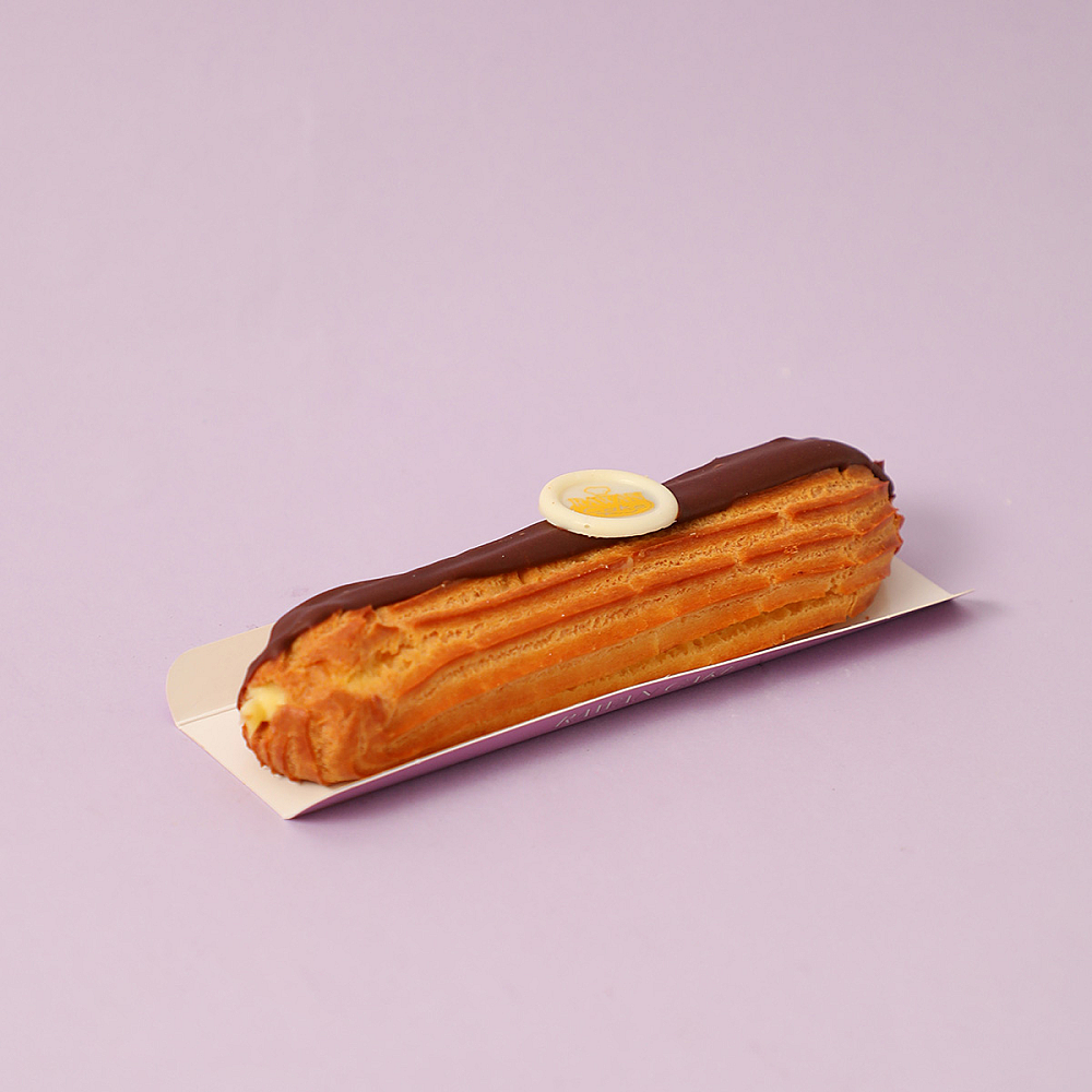 Eclair Custard Covered with Chocolate 
