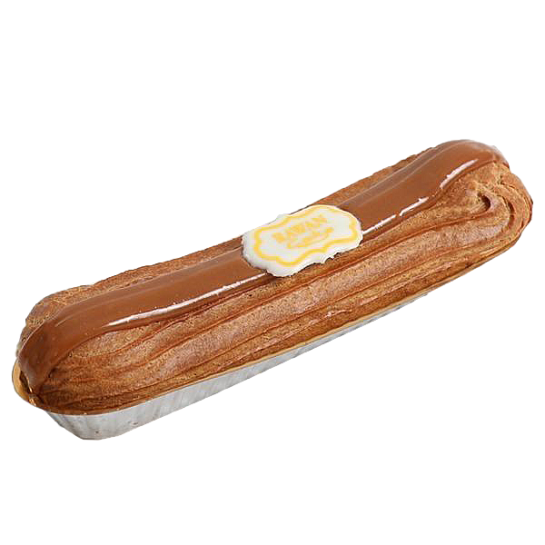 Eclair Custard Covered with Caramel 