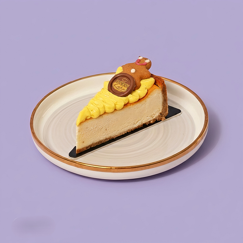 Gingerbread Cheesecake Pieces