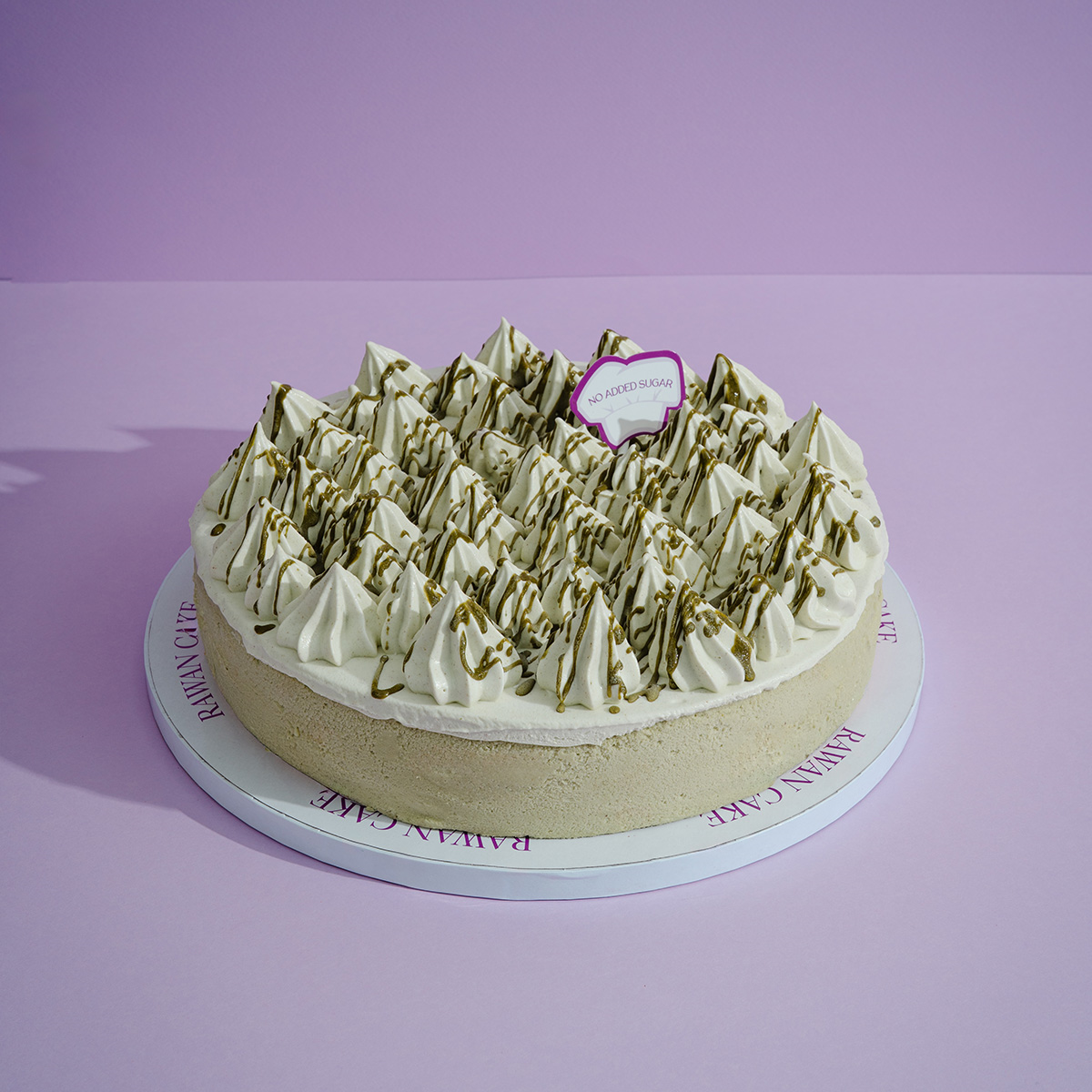Pistachio Ice Cream Cake With No Added Sugar
