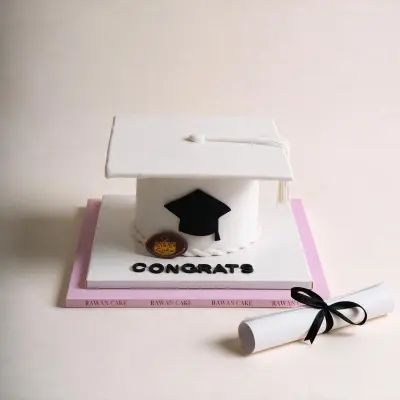 White Grad Cap