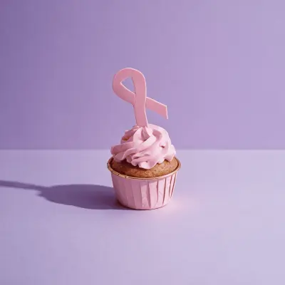 Pink October Cup Cake 3