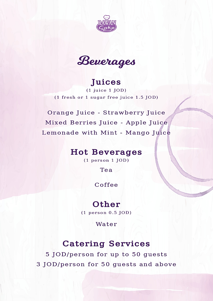 Beverages and Catering Services