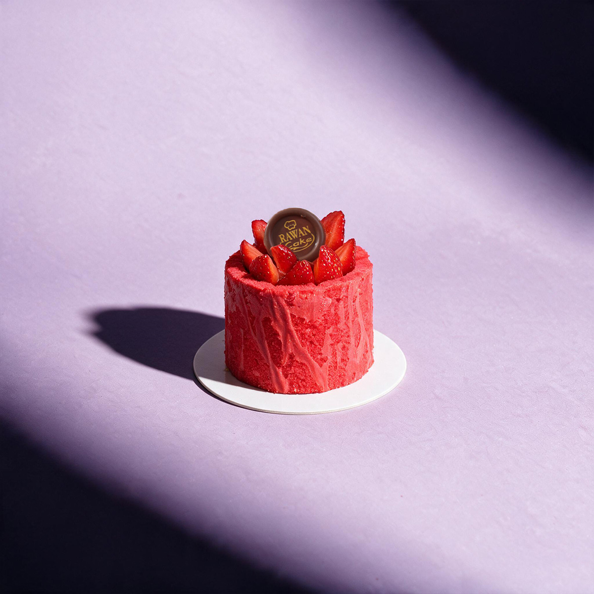 Straweberry Mousse pieces 