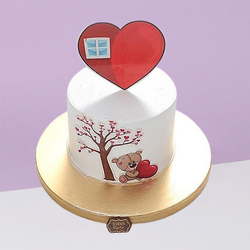 Valentine cake 9