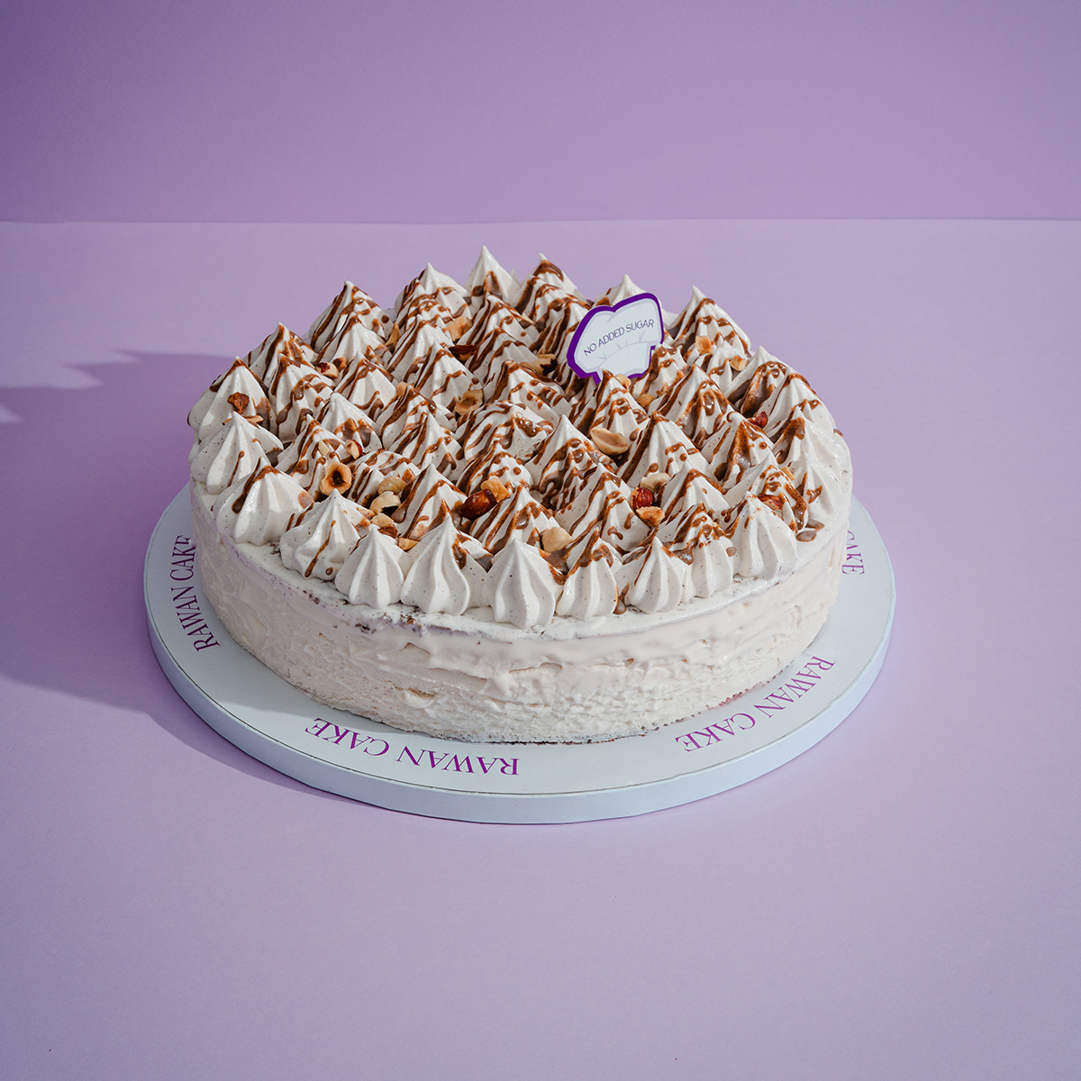Hazelnut Cake Ice Cream With No Added Sugar