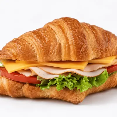Croissant CheaddarAnd  Turkey