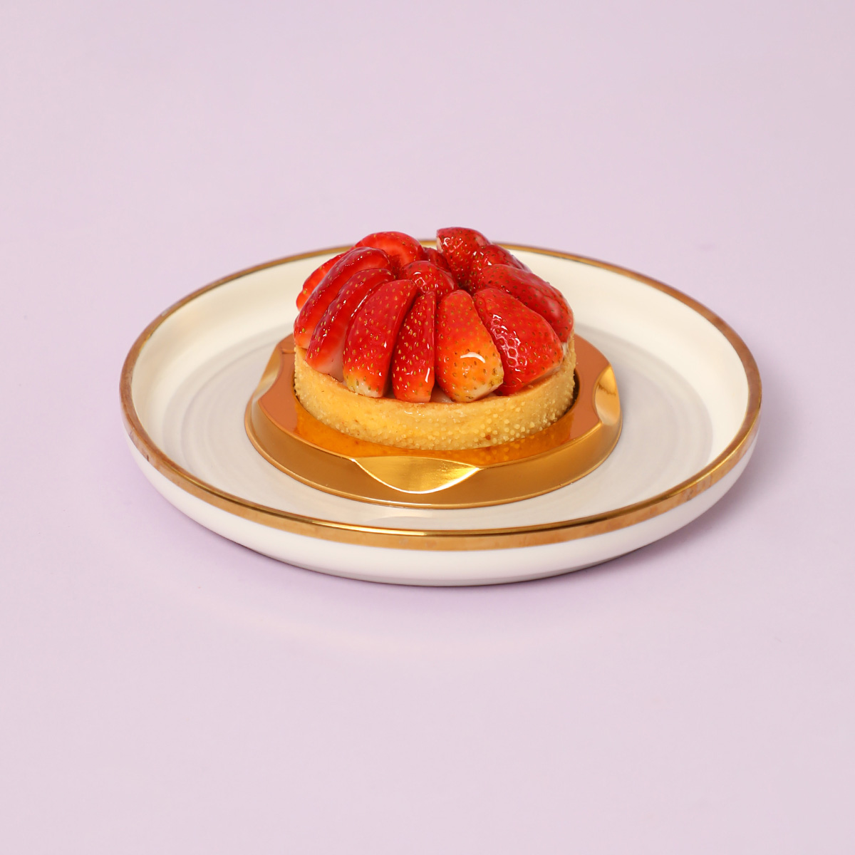 Strawberry Tart Pieces