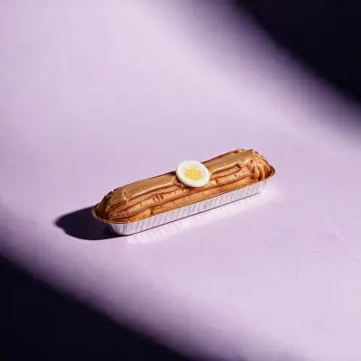 Eclair Custard Covered with Caramel 