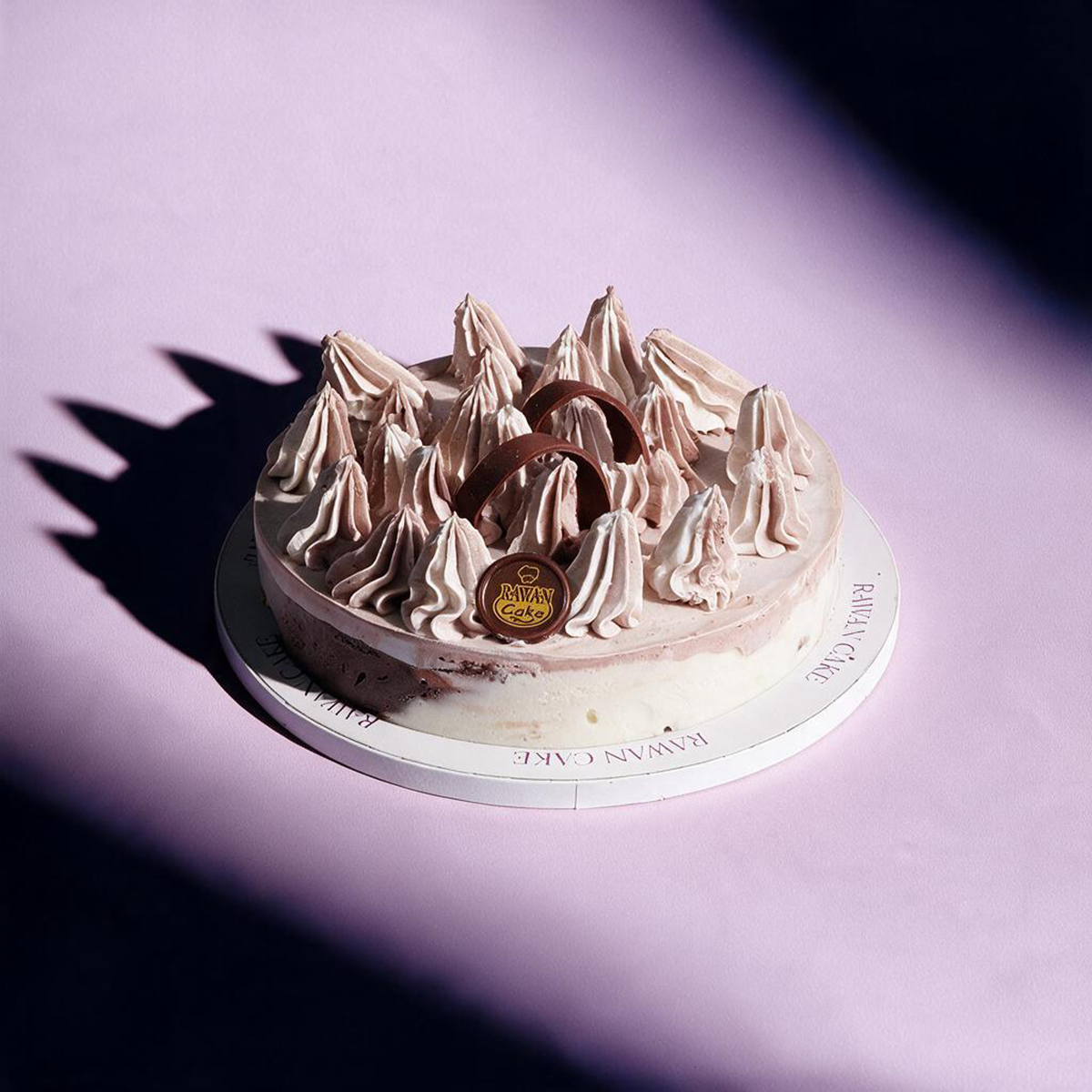 Chocolate With Vanilla Ice Cream Cake