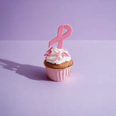 Pink October Cup Cake 1