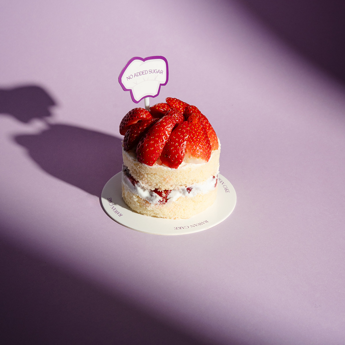 Strawberry Cake With No Added Sugar piece 
