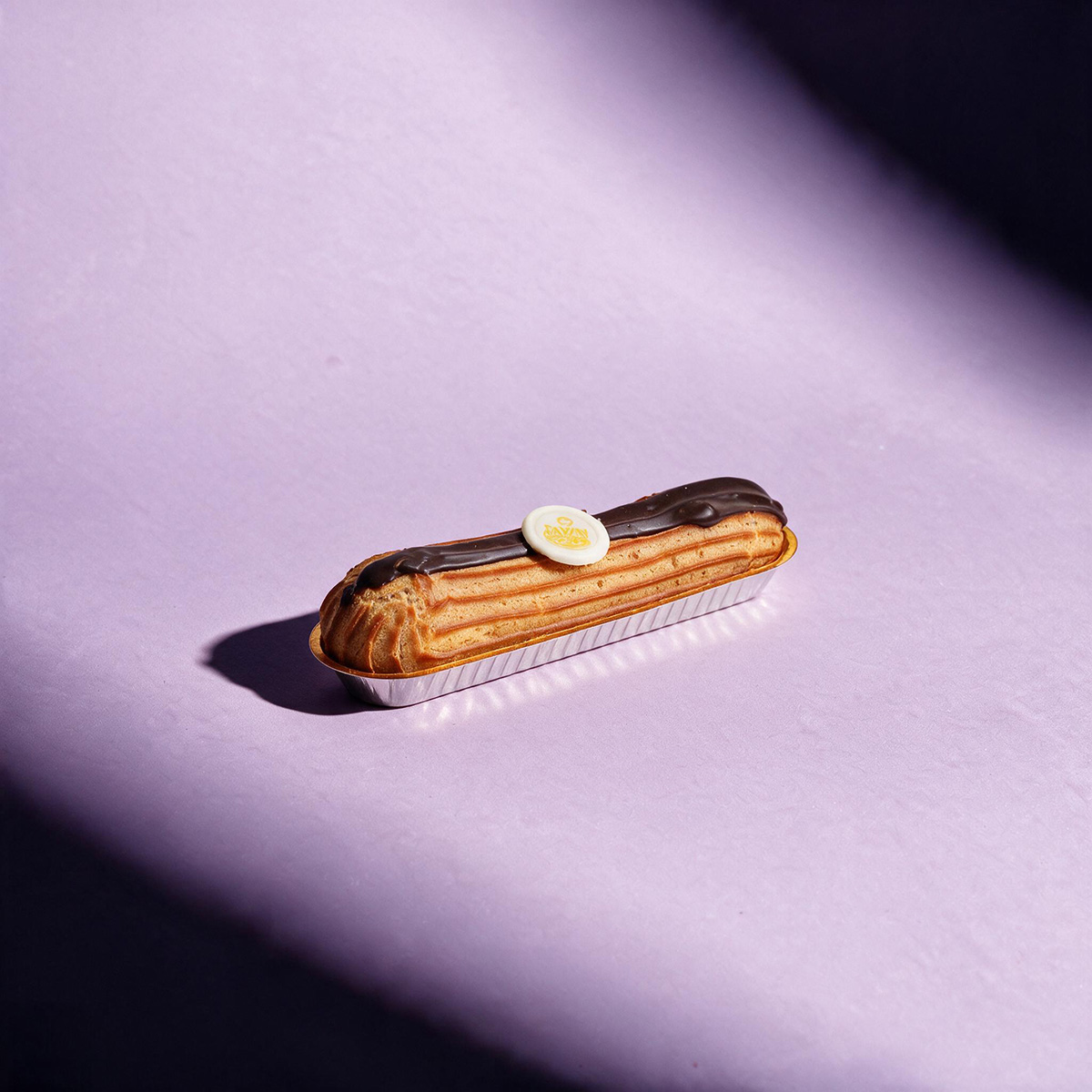 Eclair Custard Covered with Chocolate 
