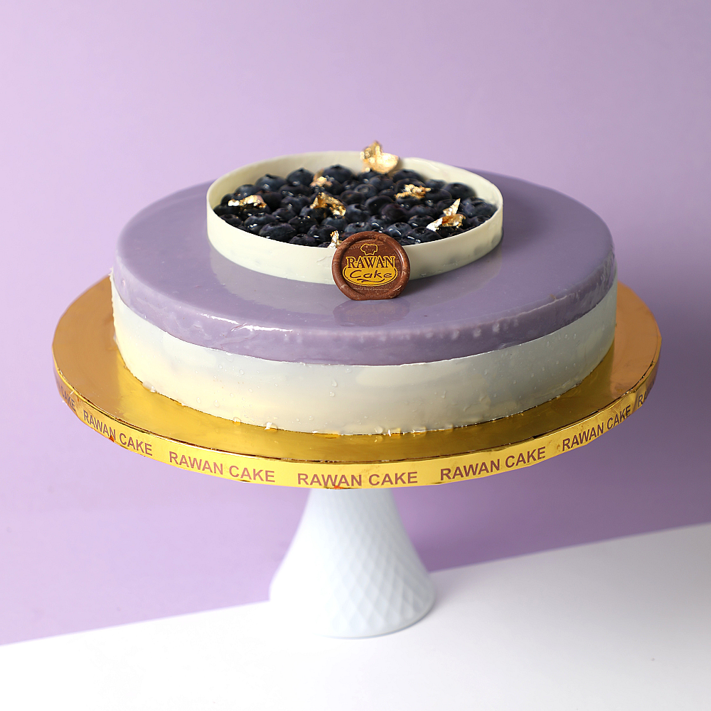 BLUEBERRY MOUSSE CAKE