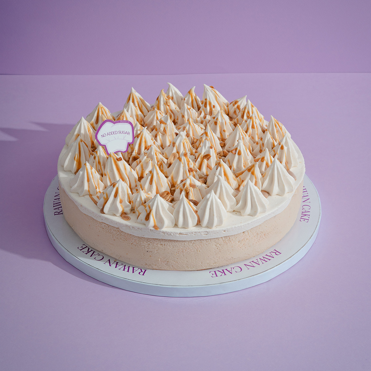 Peanuts Ice Cream Cake With No Added Sugar