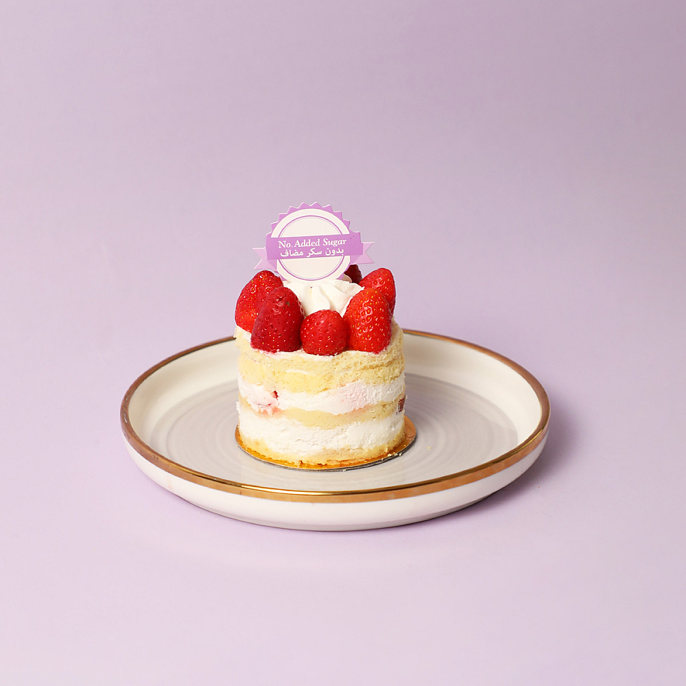  Strawberry cake with no added sugar