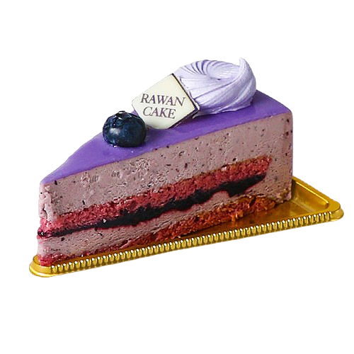 Blueberry Mousse Cake Pieces