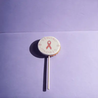 Pink October Cookie 2
