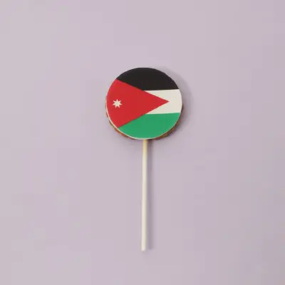 Jordanian Flag Cake Cookies 5