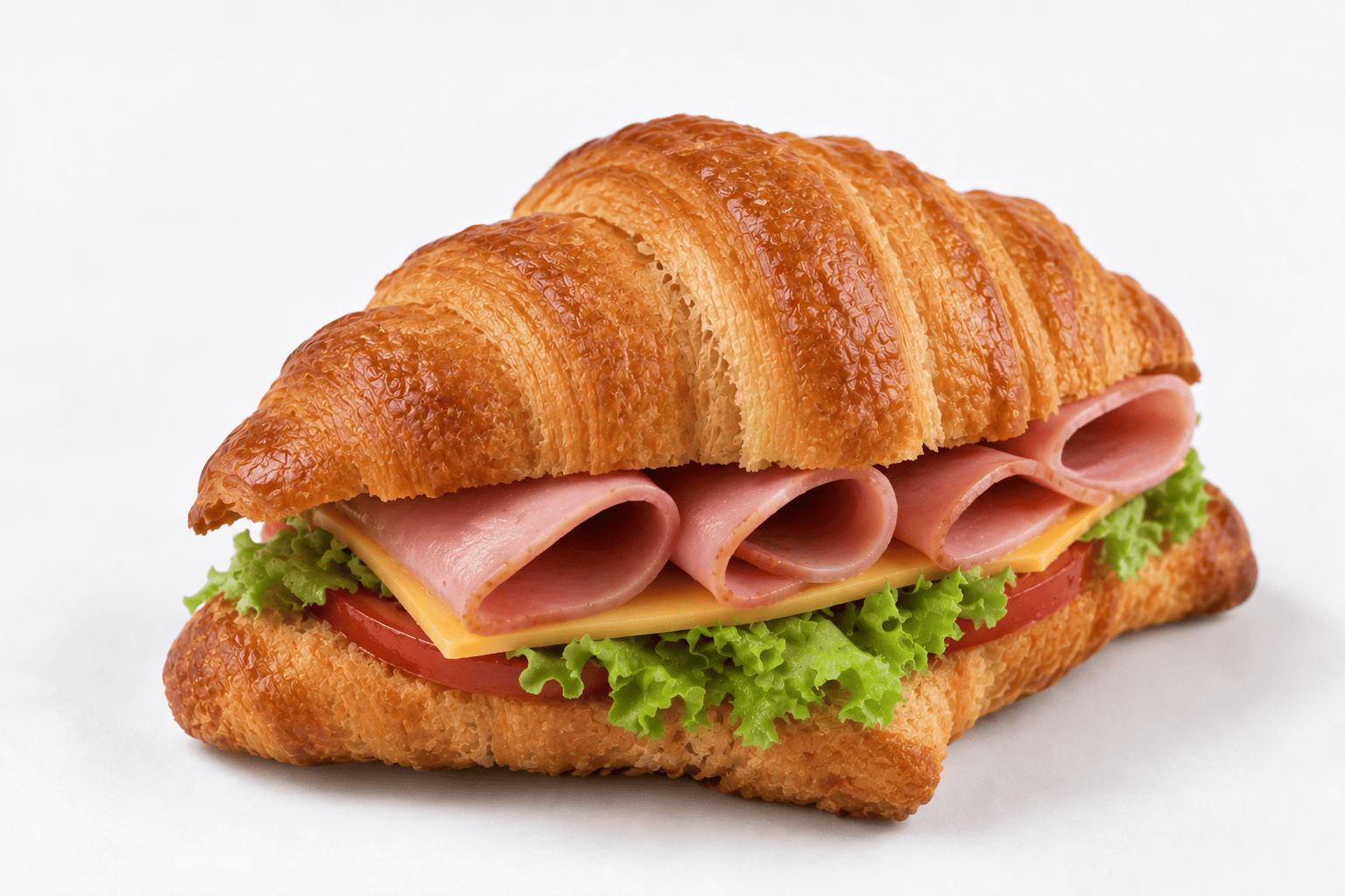 Croissant Cheddar And Roast Beef