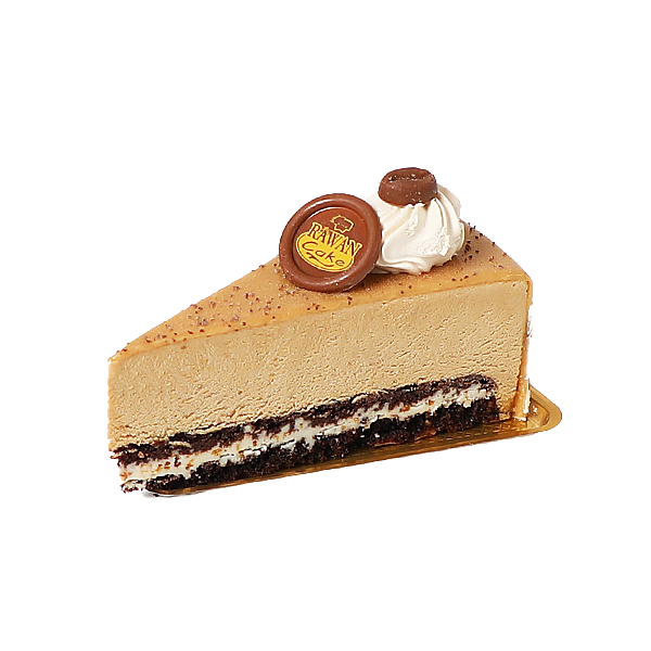 Coffee Latte Mousse Cake Pieces