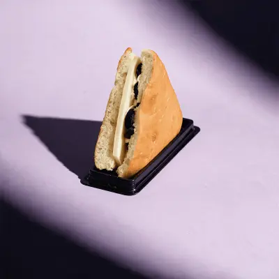 Kashkaval cheese sandwich