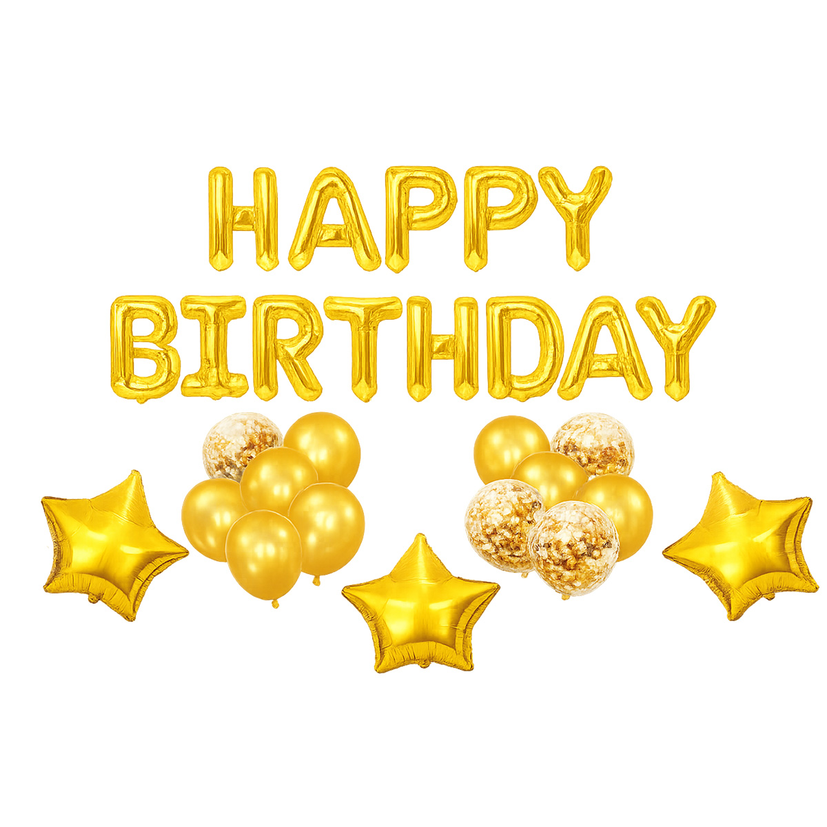 Birthday Stars Balloons