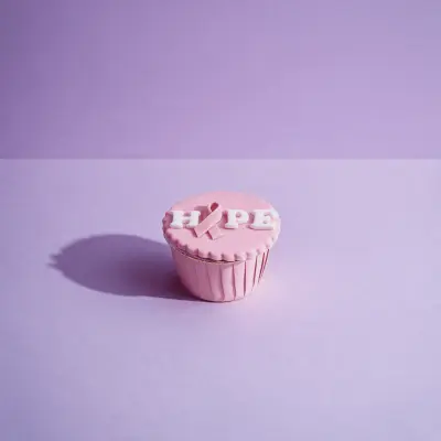 Pink October Cup Cake 4