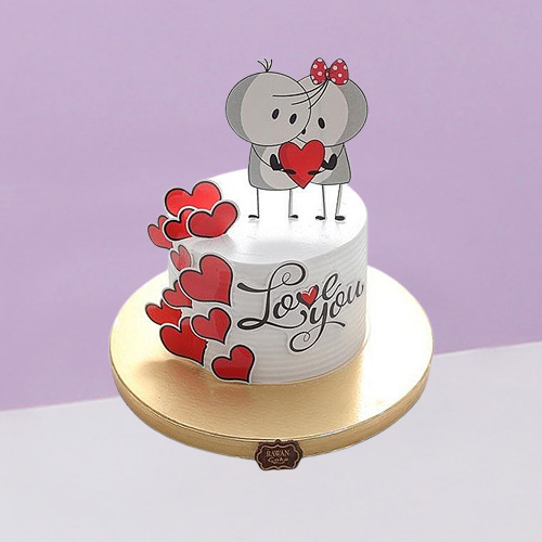 Valentine cake 6