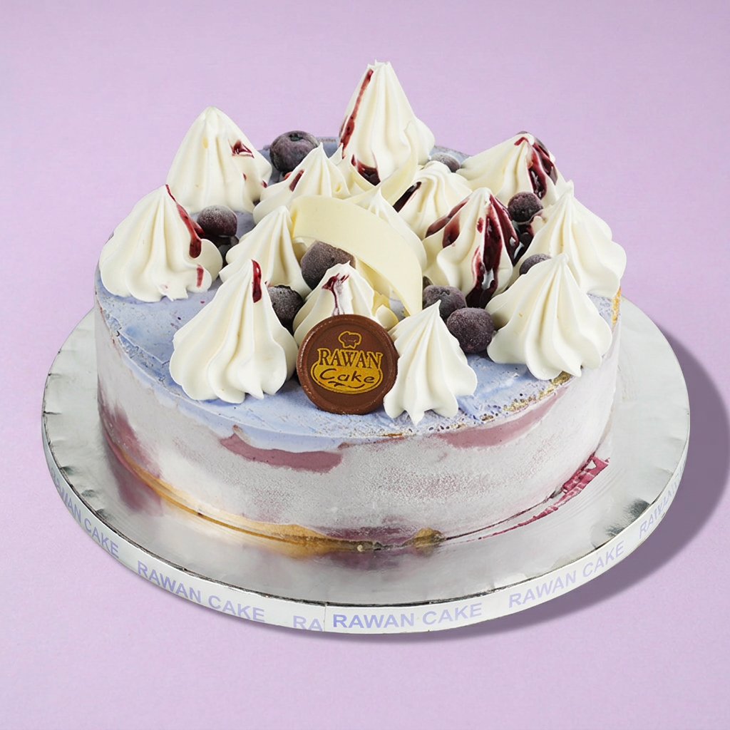 Blueberry Cheesecake Ice Cream Cake