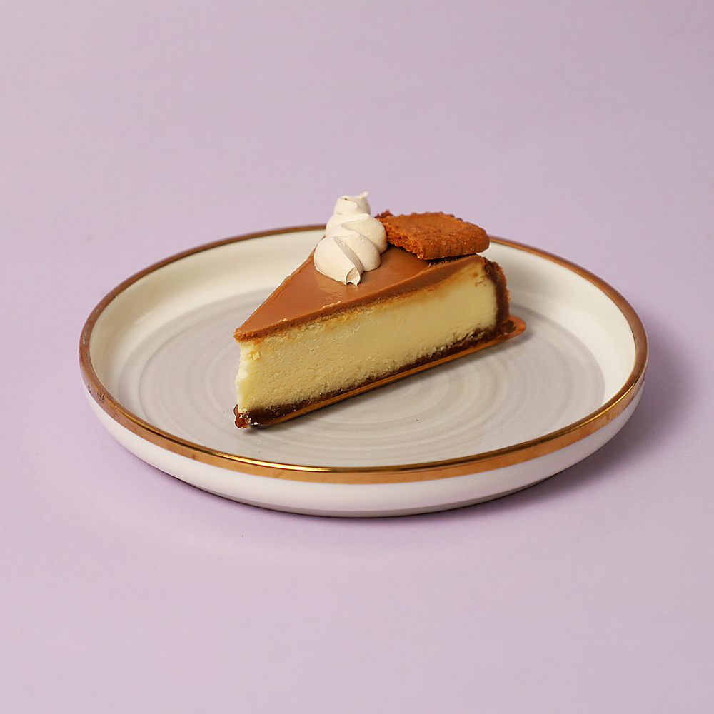 Baked Lotus Cheesecake Pieces