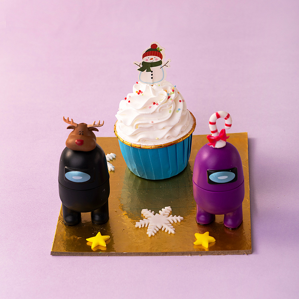 Christmas Happy Cupcake 2