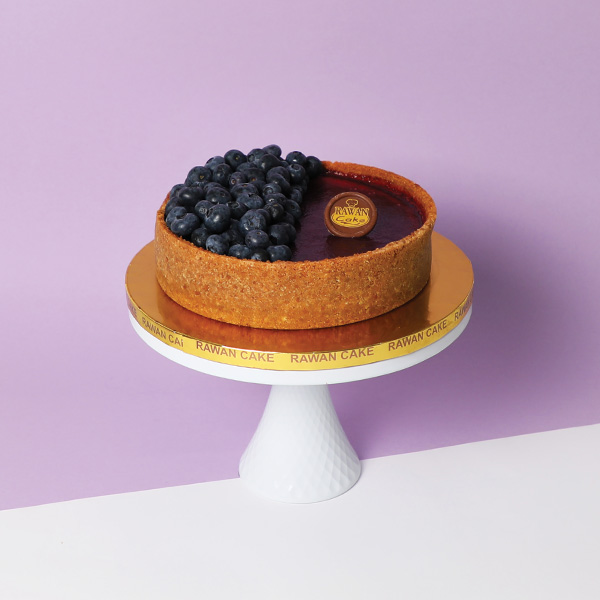 Blueberries Baked Cheesecake