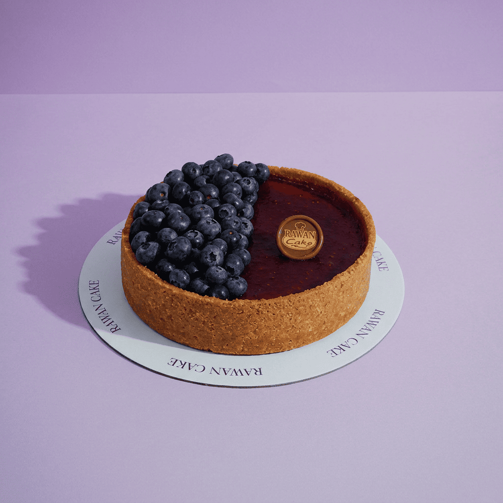 Blueberries Baked Cheesecake