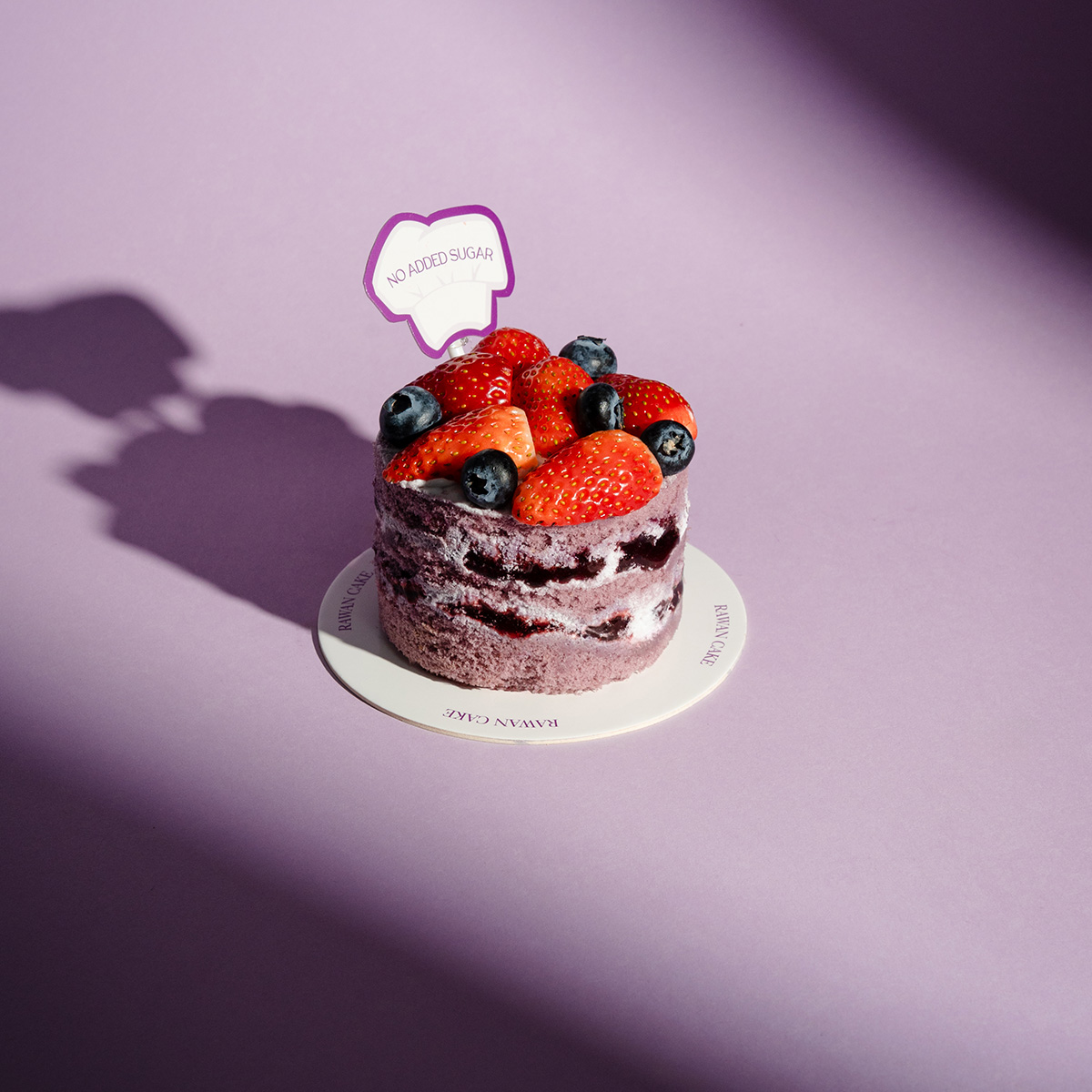 Blueberry Cake With No Added Sugar piece 