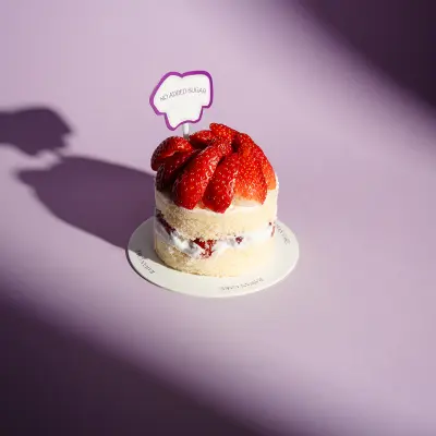  Strawberry Cake With No Added Sugar piece 