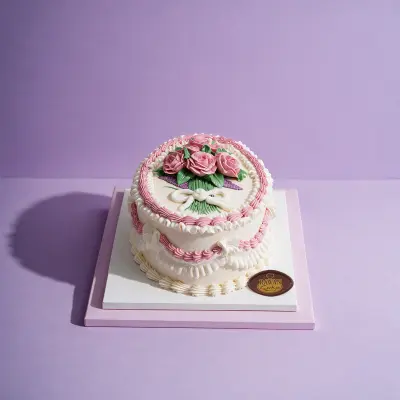 Rose Bouquet Cake