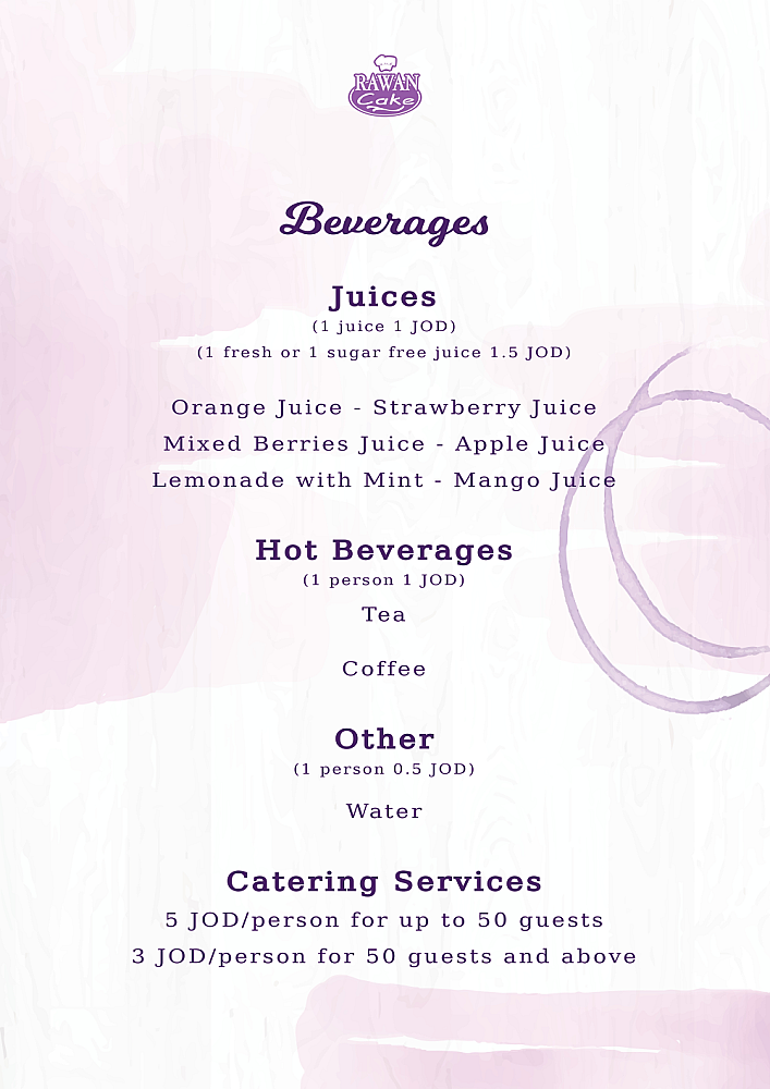 Beverages and Catering Services