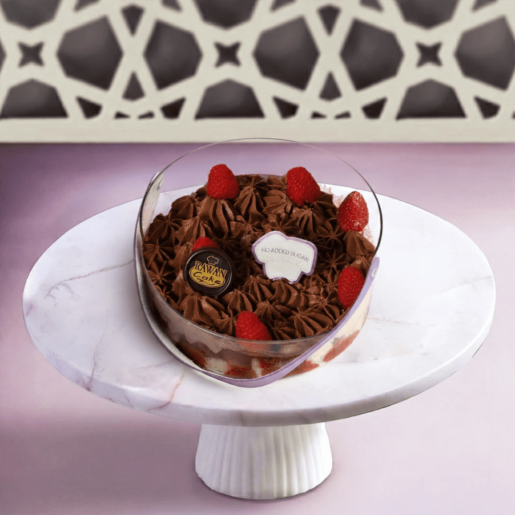 Chocolate Raspberry Cake With No Added Sugar