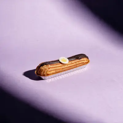 Eclair Custard Covered with Chocolate 