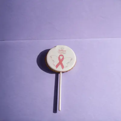 Pink October Cookie 3