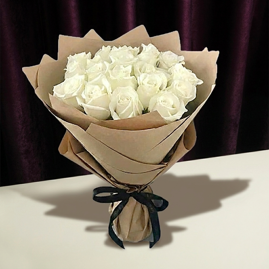 White Rose Bouquet
