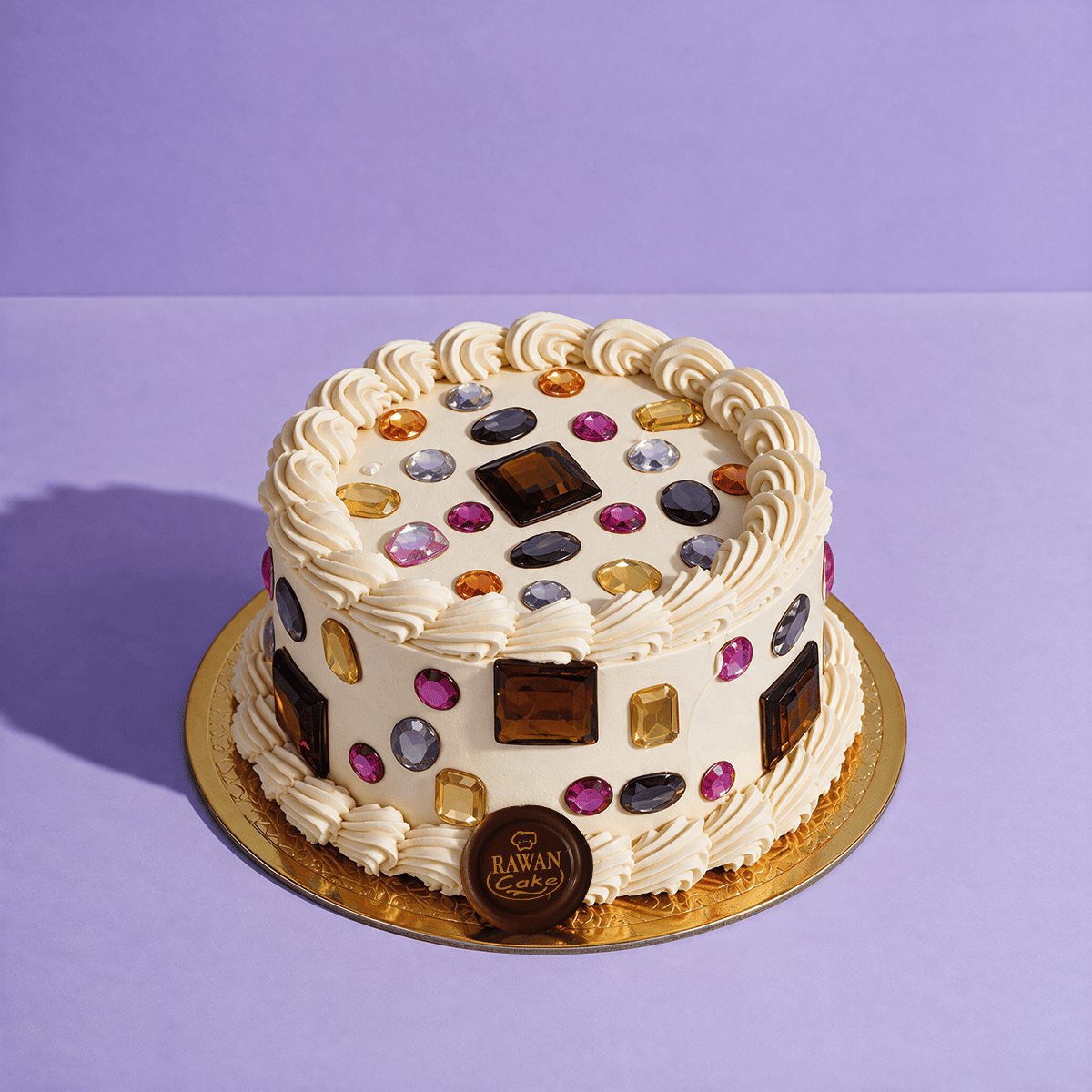 Bedazzled Mini Cake White