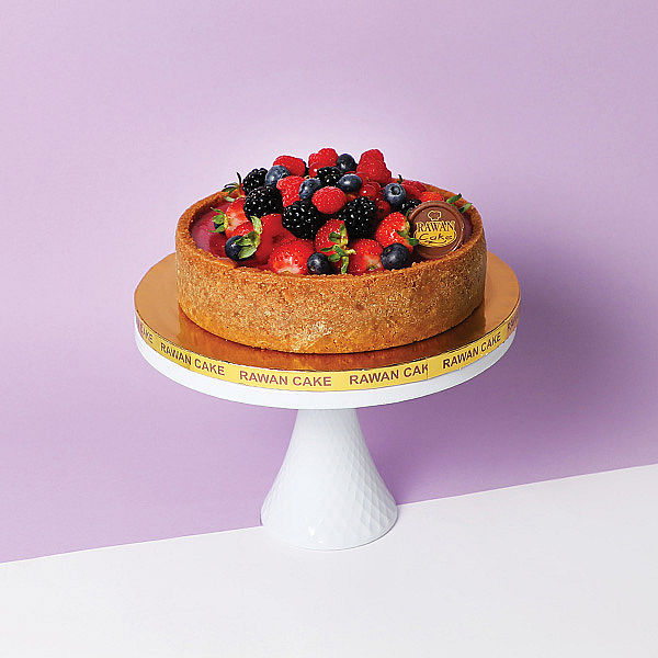 Mixed Berries Baked Cheesecake