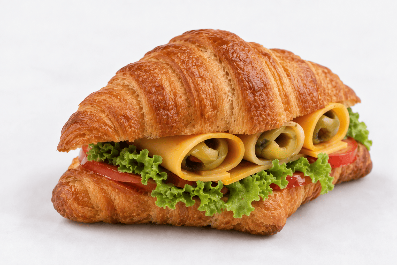 Croissant CheaddarAnd  Olive