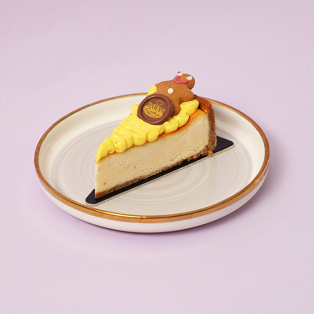 Gingerbread Cheesecake Pieces