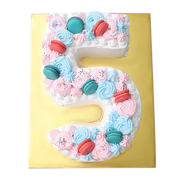 numbers & letters cake 12